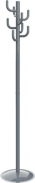 Maul Kleiderständer MAULpolaris Lite 9402682 silber Metall 8 Haken 36,5 x 177,0 cm