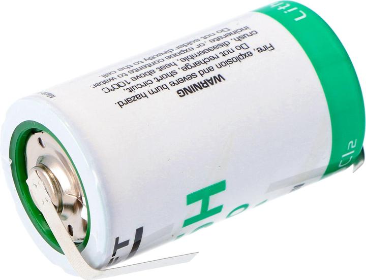 Actual product image Saft Batterie LSH 20, Primary LSH20 mit U-Lötfahnen (1 pcs., D, 13000 mAh)