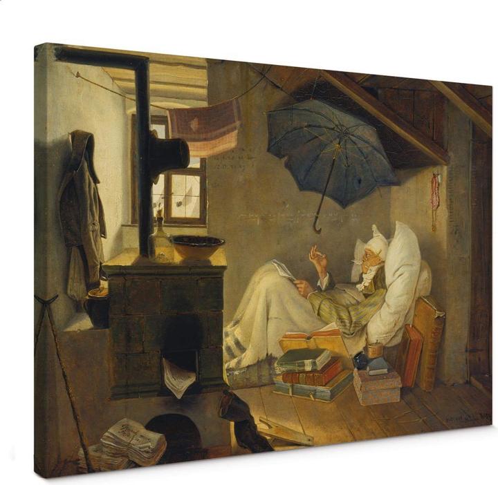 Immagine prodotto Trenddeko Spitzweg - Il povero poeta (60 x 40 cm)