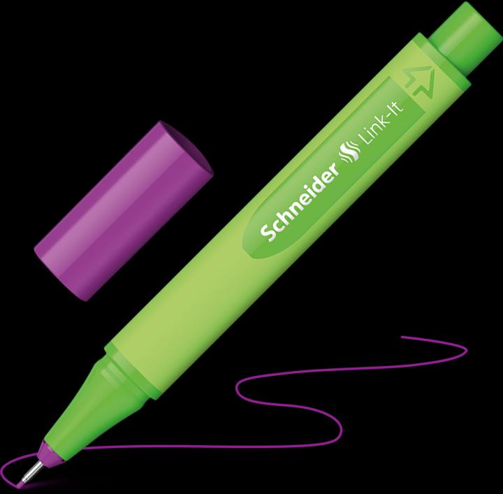 Produktbild Schneider Fineliner Link-It - Rot-violett (Violett, 10 x)