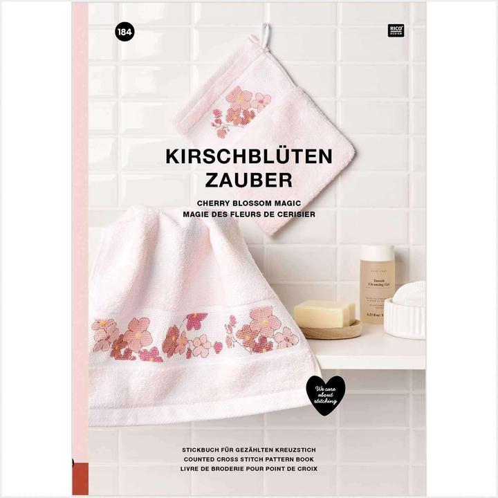 Produktbild Rico Design Stickbuch 184 Kirschblütenzauber, 64 Seiten, gezählter Kreuzstich (Deutsch, Rico Design GmbH & Co. KG, 2024)