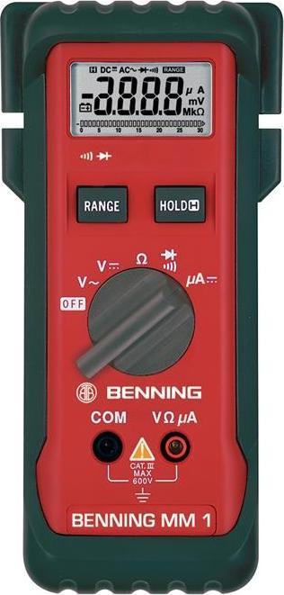 Produktbild Benning Hand-Multimeter digital MM 1 K (CAT III 600V)