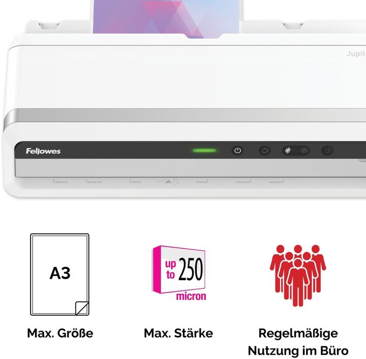 Actual product image Fellowes Laminator Jupiter EU/UK (75 - 250 µm, A3)