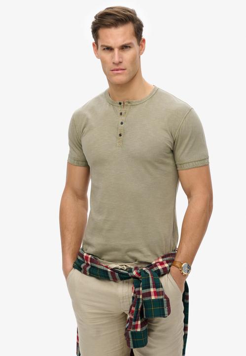 Produktbild Superdry Kurzärmeliges Grandad-Oberteil aus Jersey (M)
