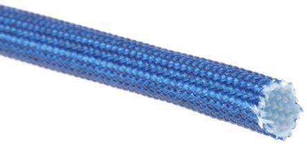 Actual product image Rs Pro Braided Acrylic Fibreglass Blue Cable Sleev (Cable conduit, 500 cm)