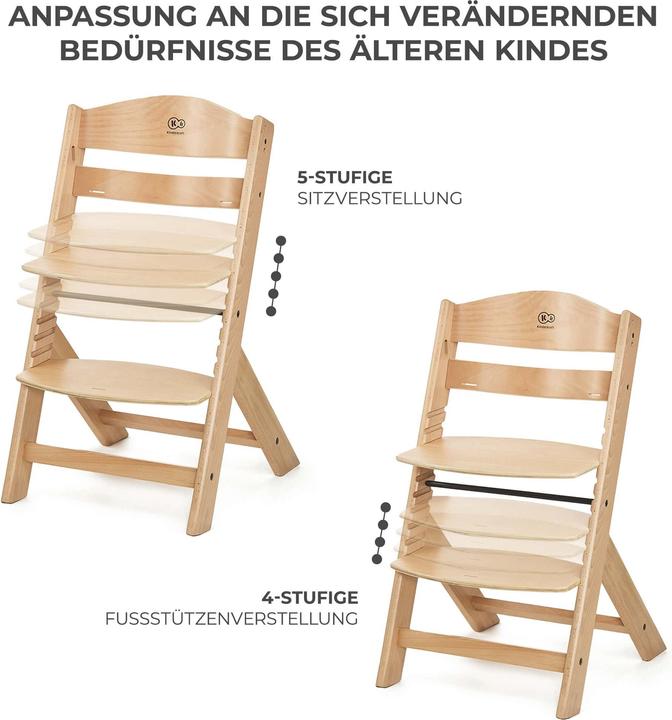 Image du produit KinderKraft Enock + fonction chaise longue Calmee (Chaise haute)