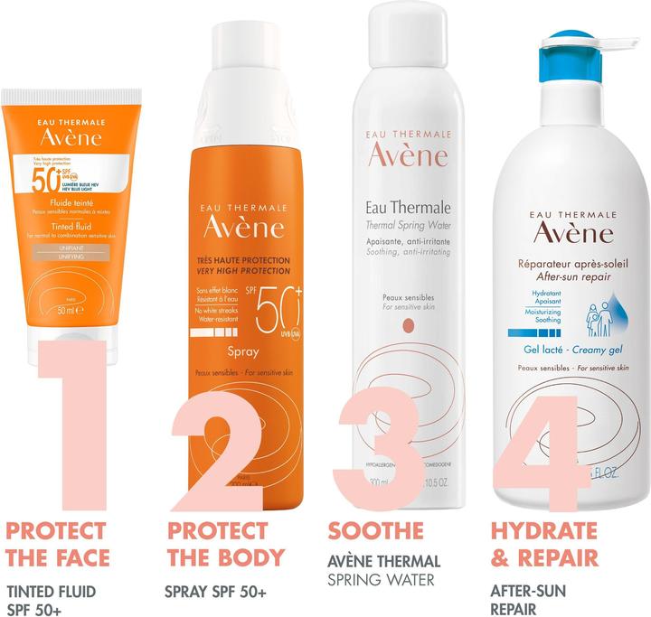 Actual product image Avène Tinted sun fluid (Sun cream face, SPF 50, 50 ml, 70 g)