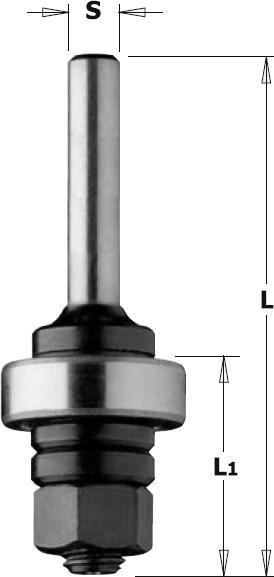 Produktbild CMT 724.060.10 Spindel mit Lagerschaft 6 mm