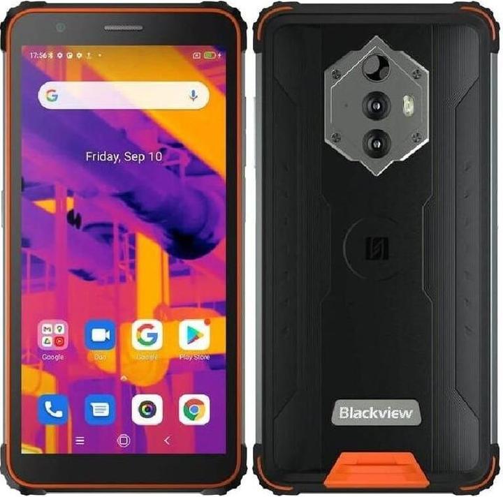 Actual product image Blackview BV6600 Pro (64 GB, Black, Orange, 5.70", Dual SIM, 16 Mpx, 4G)