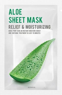 Actual product image Eunyul Sheet Mask Aloe moisturising and soothing face mask with aloe vera 22ml (22 ml)