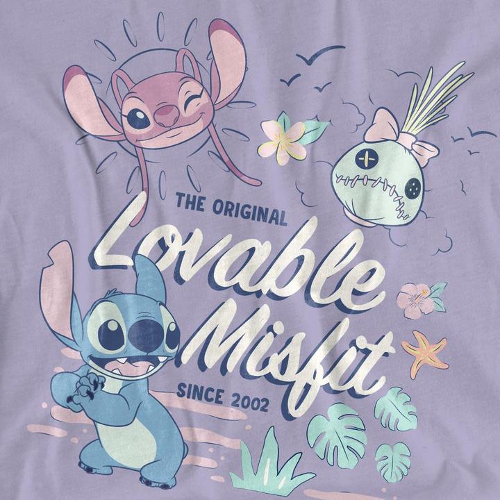 Immagine prodotto Lilo & Stitch Lovable Misfit Maglietta Classico Donna (XL)