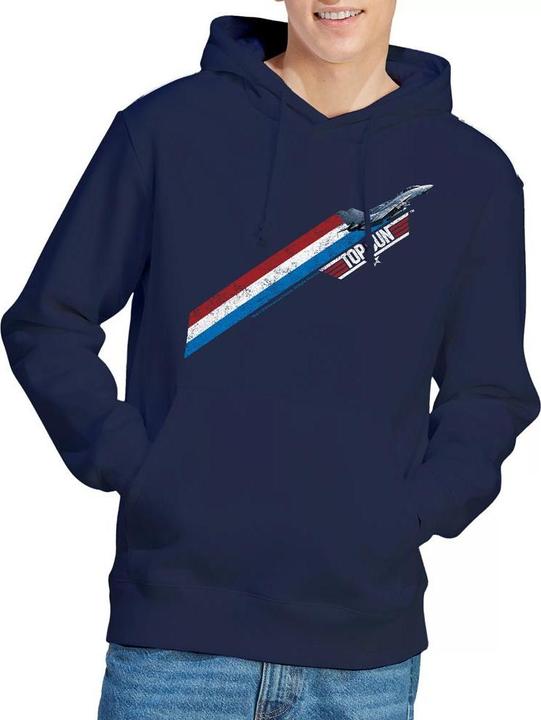 Immagine prodotto Top Gun Felpa con Cappuccio Strisce Uomo (S)