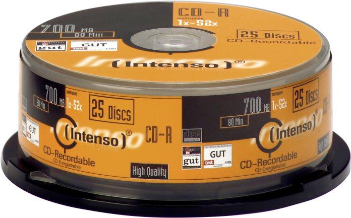 Produktbild Intenso CD-R 80min/700MB (25 x)