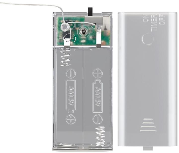 Produktbild Goobay 10er LED-Fotoclips-Lichterkette "Tannenbaum" (1.40 m)