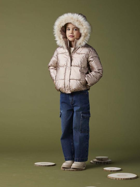 Produktbild Vertbaudet Weite Mädchen Cargo-Jeans (98)