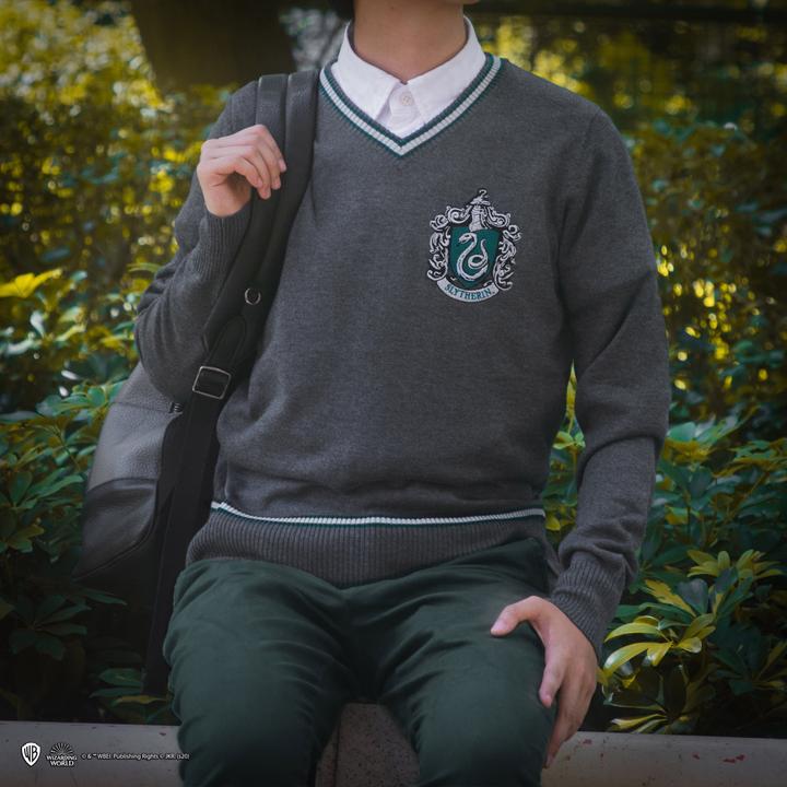 Immagine prodotto Serpeverde - Maglione a maglia grigio - Medio (M)