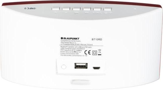Actual product image Blaupunkt BT10RD Portable Speaker (4 h, Rechargeable battery operated)