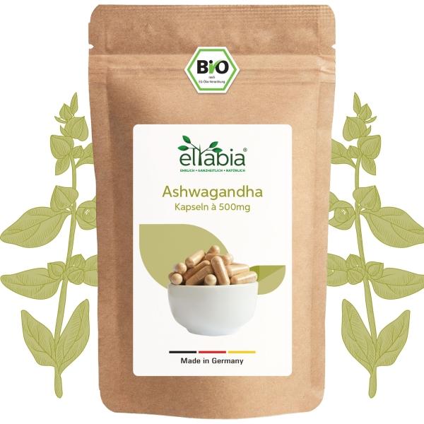 Eltabia Bio Ashwagandha Kapseln (1000 Stück, Kapseln)