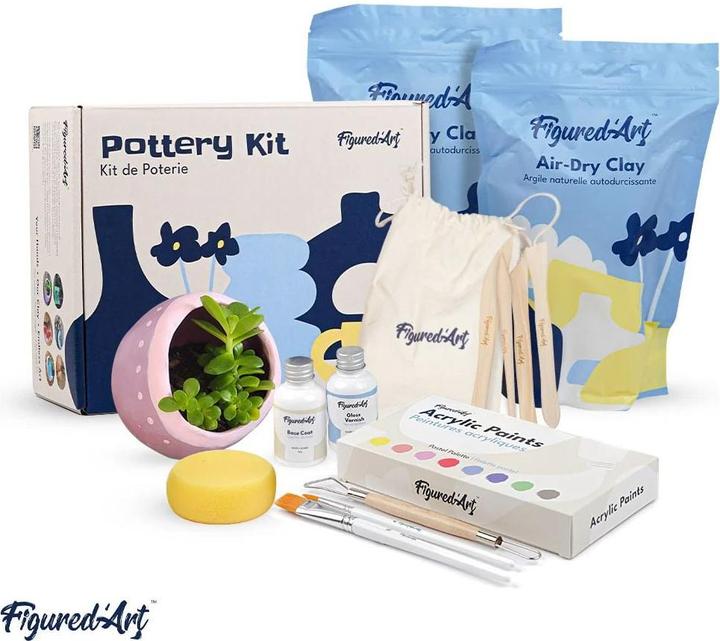 Figured'Art Pottenbakkersset incl. klei