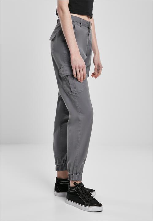 Actual product image Urban Classics Ladies High Waist Cargo Pants (30)