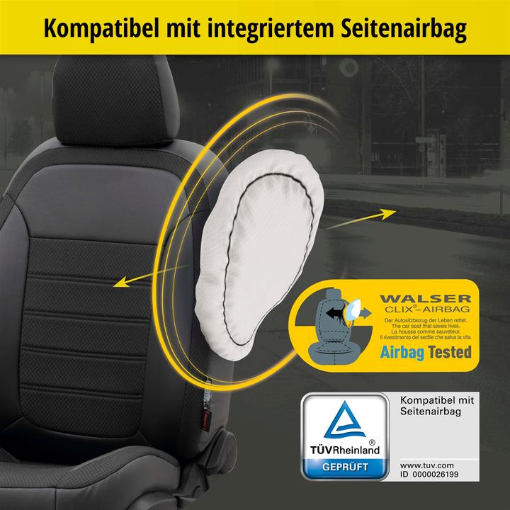 Produktbild Walser Sitzbezug für Peugeot 208 I 03/2012-Heute, 2 Einzelsitzbezüge