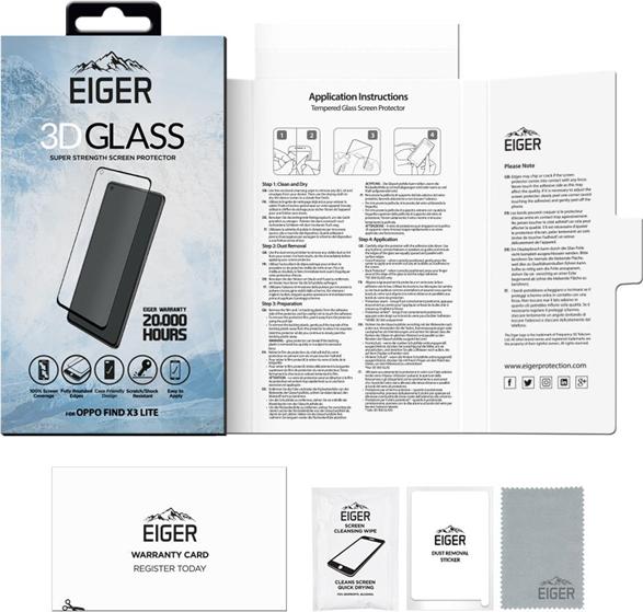 Produktbild Eiger Mountain Glass Clear Edge (1 Stück, Oppo Find X3 Lite)