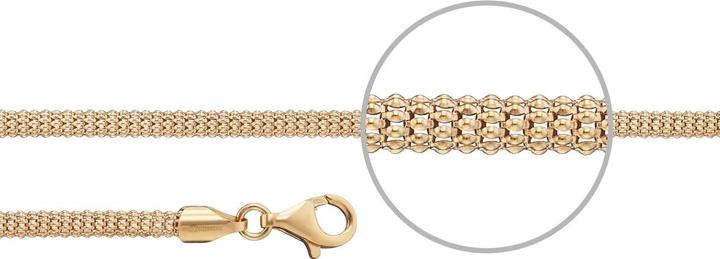 Der Kettenmacher Koreanerarmband Gold (19 cm, Silber)