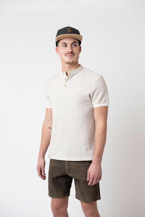 Immagine prodotto Bavarian Caps Polo in maglia fine Edelweiss (S)