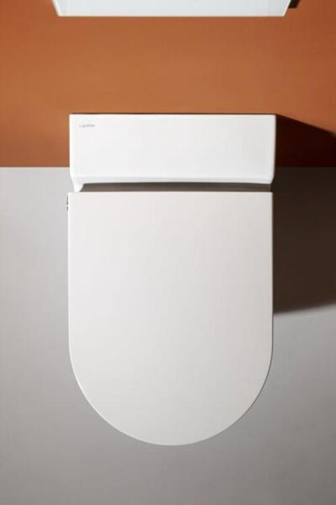 Produktbild Laufen Navia Cleanet Dusch-WC, Tiefspüler 4,5/3-Liter wandhängend, spülrandlos, 37x58 cm