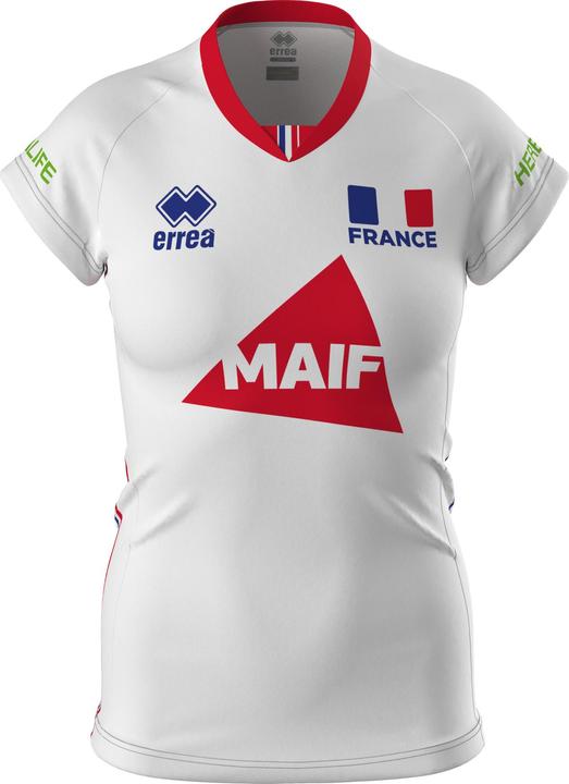Errea offizielles damen-auswärtstrikot der deutschen nationalmannschaft. frankreich 2023 (XL)