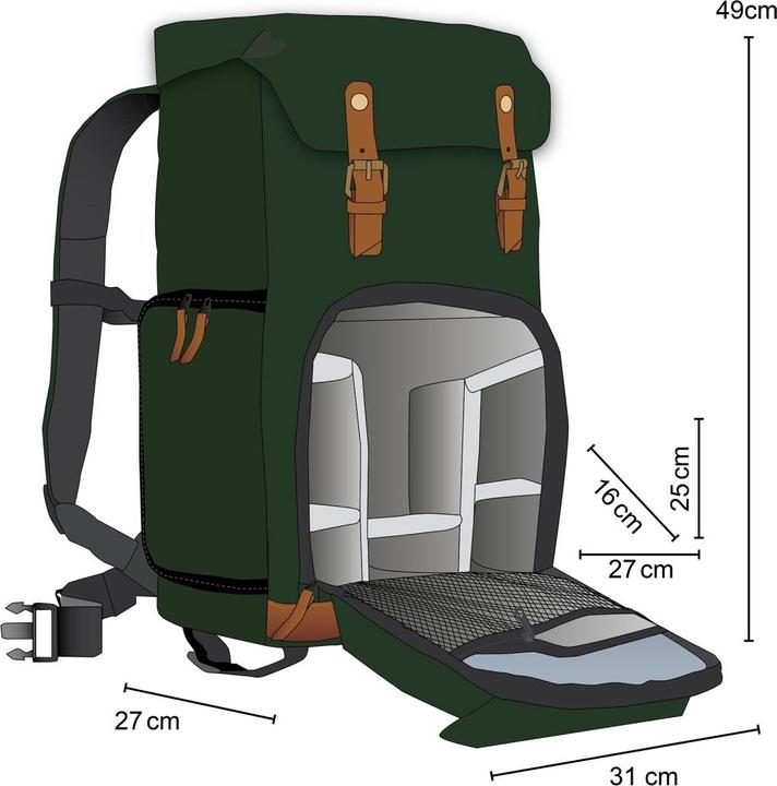 Produktbild mantona Luis (Fotorucksack, 18.60 l)