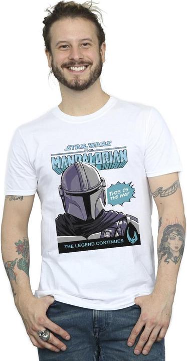 Immagine prodotto Star Wars Mando Comic Cover Maglietta Uomo (S)