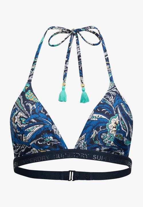 Actual product image Superdry Print Triangle Bikini Top (10)