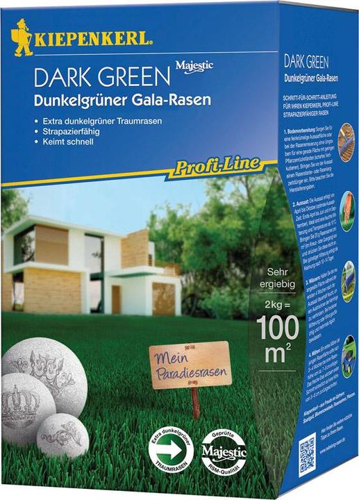 Produktbild Kiepenkerl Rasensamen Dunkelgrner Gala-Rasen 2 kg 100 m (Rasensamen)
