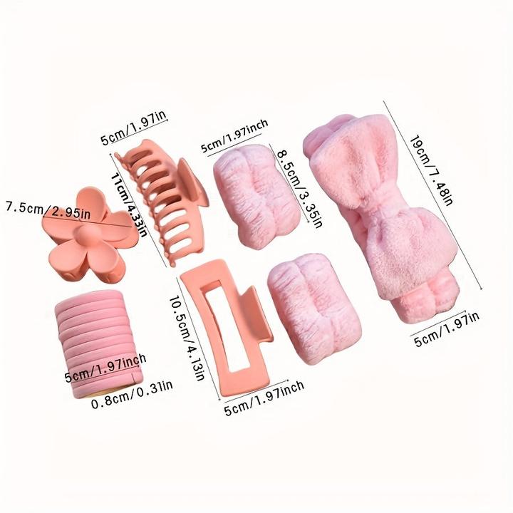 Immagine prodotto Alopini Kit di accessori per capelli da 16 pezzi/set di fiori a forma di artiglio clip bowknot decorativo (16 pz.)