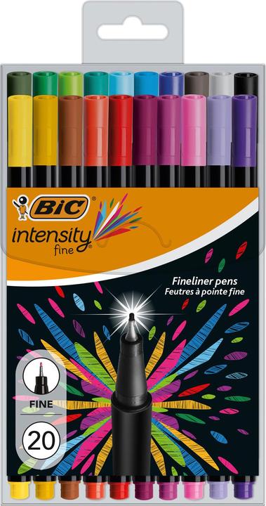 Produktbild Bic INTENSITY FINE - Feinschreiber (Mehrfarbig, 20 x)