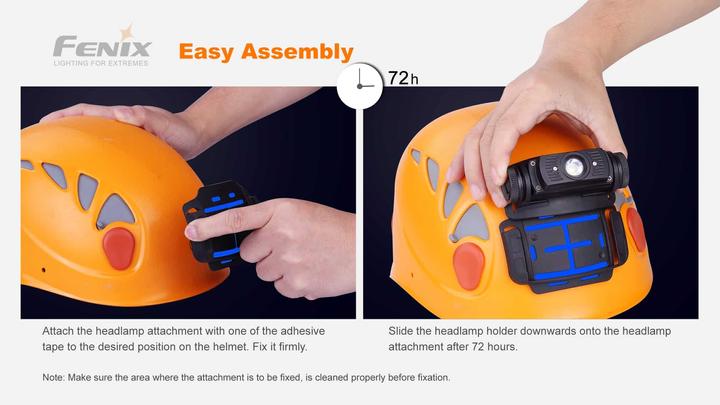 Actual product image Fenix Helmet retaining clip