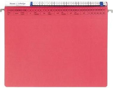 Actual product image Soldan ORGALEX suspension stapler 1206401 1 file front re-stapling red (A4, 1 x)