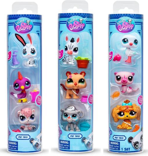 Produktbild Littlest Pet Shop Pet Trio in Tube Ass (00621)