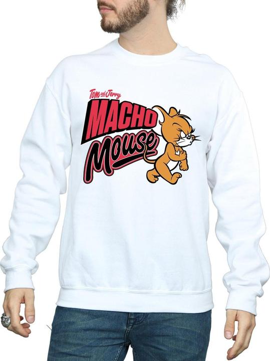 Actual product image Tom & Jerry Mens Macho Mouse Sweatshirt (3XL)