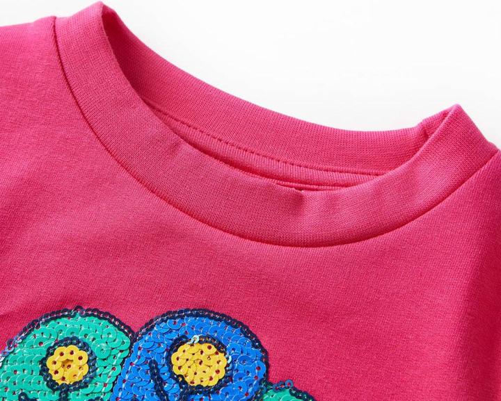 Immagine prodotto VidaXL Felpa da bambino rosa brillante 128,Materiale: 95 % cotone. 5 (128)