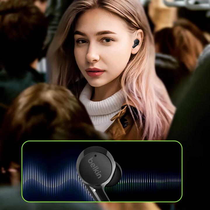 Produktbild Belkin Soundform Rise (NC, 31 h, Kabellos)