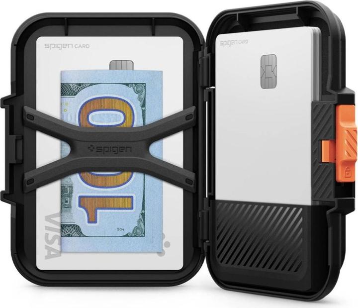 Actual product image Spigen iPhone Lock Fit Wallet with MagSafe - black