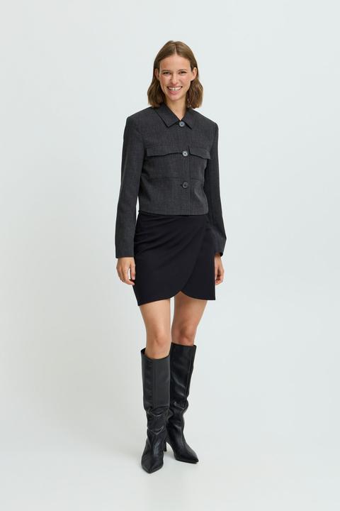 Actual product image B.young BYPARRIN WRAP MINI SKIRT 20815722 (S)