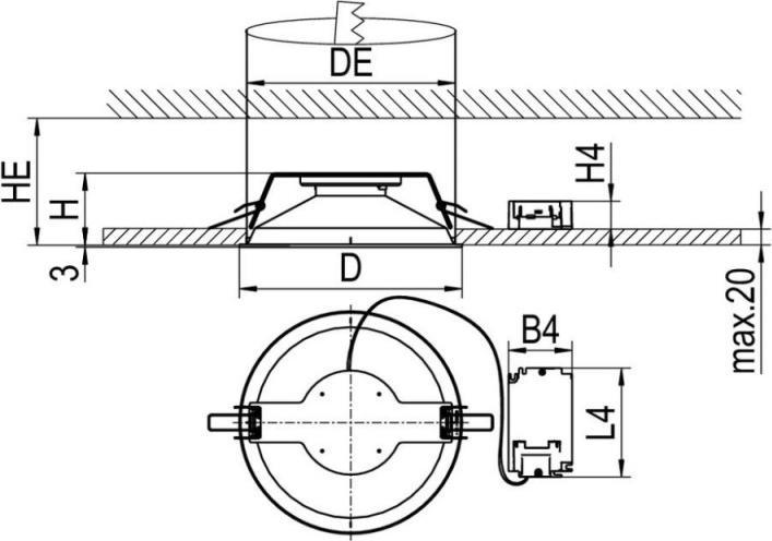 Produktbild Ridi LED-Downlight (2110 lm)