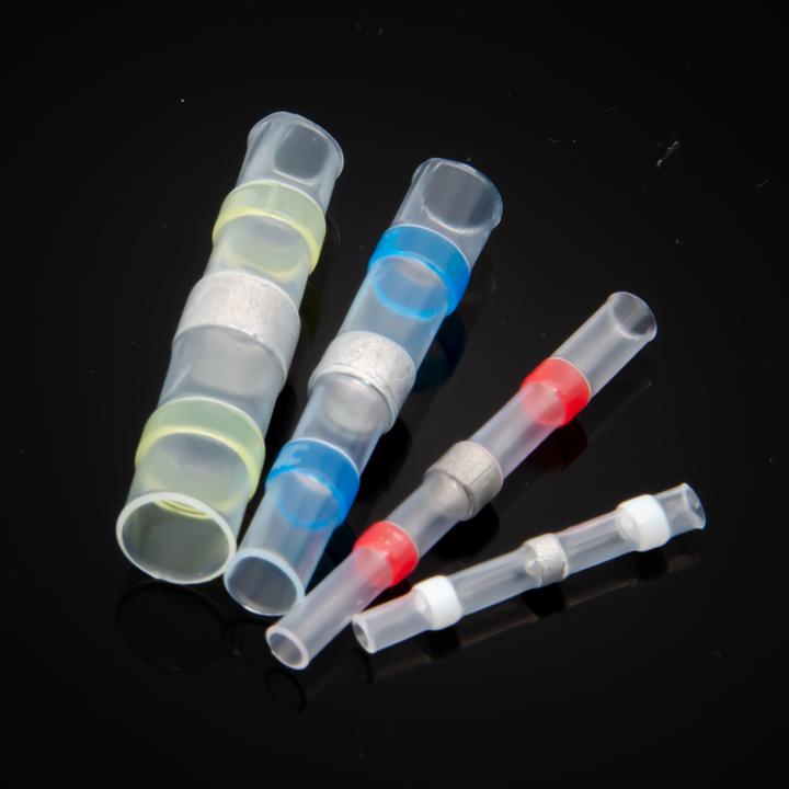 Purecrea 50 Stück Schrumpfschlauch Lötverbinder Set 0.25-6mm²