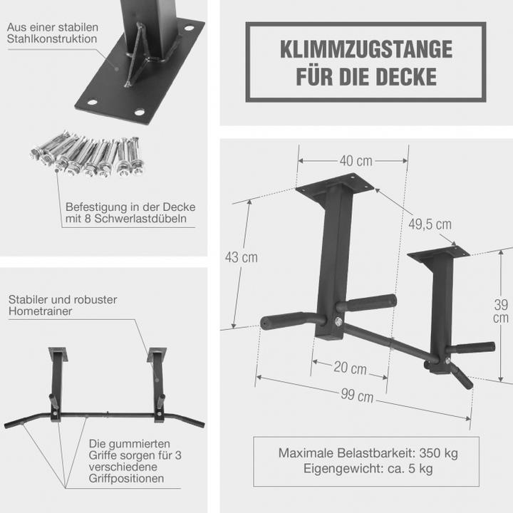 Produktbild Gorilla Sports Klimmzugstange