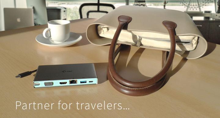 Actual product image i-tec USB-C 4K Travel Dock (USB-A, USB-C, 2 Ports)