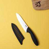 Cook Concept 15cm ceramic knife with soft handle and sheath