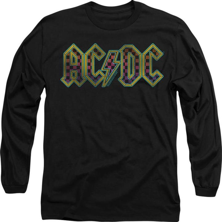 Immagine prodotto AC/DC Maglietta Logo a Scacchiera Gradiente Adulto Unisex (S)